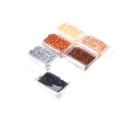 Perler Beads Neutral Color Mini Beads Tray For Kids Crafts, 8000 pcs