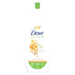 Unilever Dove Care By Nature Replenishing Shower Gel with Oak Milk & Maple Syrup, Body Wash Plant-based Moisturizers to deliver Softer Skin 400ml (13.52 fl oz)