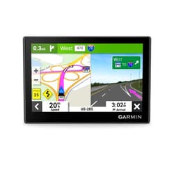 Garmin Drive™ 53 with Traffic, GPS Navigator, High-Resolution Touchscreen, Simple On-Screen Menus and Easy-to-See Map, Driver and Traffic Alerts