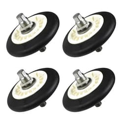 Casmer WE03X10008 Roller Kits (4 Pack) Compatible with ge Dryer, Replaces PD00028272 1088999 AP3778075 PS959905 EAP959905, Figures 4 is Fit Models