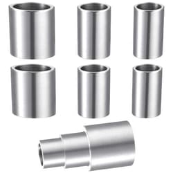 Hotop 6 Pieces Thick Reducing Bushing Adapters Steel Reducer for Bench Grinding Sanding Wheels Id 12 Inch Od 58 Inch, 34 1 (1 Inch)