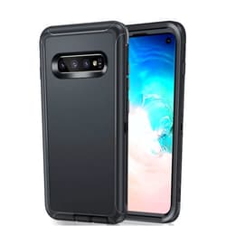 LeYi Compatible for Samsung Galaxy-S10 Case: 【Not Fit S10E/ S10 Plus/ S10 Lite】S 10 Case 3-in-1 Full Body Shockproof Rubber Cover, Heavy Duty Tough Rugged Dustproof Protection Phone Funda 6.1