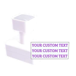 PSLDMYGP Personalized address stamps, book stamps, 5 inks and 10 fonts to choose from, up to 3 lines of personalized text (Medium)