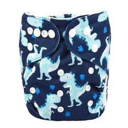 Sigzagor Baby Pocket Diaper Nappy Reusable Washable for Boys (Dinosaur Stomp)