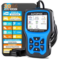 AUTOPHIX 7110 Full Systems Diagnostic Scan Tool Fit for Volvo Car Code Reader Full Function OBD2 Scanner with Oil EPB ABS SRS SAS TMPS BAT BAS Fuel Pump Battery Registration Tool