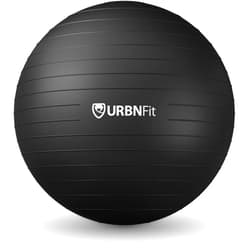 URBNFit Exercise Ball - Yoga Ball for Workout Pregnancy Stability - AntiBurst Swiss Balance Ball w/ Pump - Fitness Ball Chair for Office, Home Gym