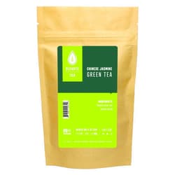 Elevate Tea Chinese Jasmine Tea - Loose Leaf Green Tea, Medium Caffeine, 3 oz Pouch - 30 Cups, Hot & Iced Tea, No Artificials, Unsweetened Jasmine Tea Loose Leaf