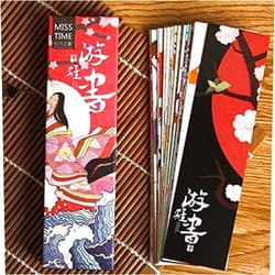 Bun Home A Pack of Japanese Style Paper Bookmark 30 Pieces Different Design Great Gift
