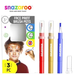 Snazaroo Face Paint Brush Pen, Set of 5, Adventure