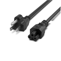 Superer 3 Prong AC Power Cord Cable Fit for Computers, TV, Monitors, Lenovo Dell HP Asus Acer MSI Razer Toshiba Sony Samsung IBM, Epson Printer Replacement - (ETL Listed Cable)