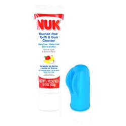 NUK Infant/Baby Tooth and Gum Cleanser with 1.4 Ounce Toothpaste