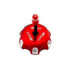 Outlaw Racing Products Outlaw Racing 12080 Billet Anodized Gas Fuel Tank Cap With Vent Hose Red Cr125/250R