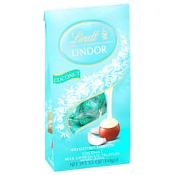 Lindt Lindor Coconut Milk Chocolate, 5.1 Ounce