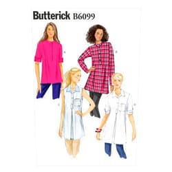 Butterick Patterns B6099 Misses' Tunic, Size Y