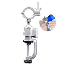 WANLIAN Universal Electric Drill Electric Grinder Bracket, Table Vise, 360 Rotating, Adjustable Aluminum Alloy DIY Workbench Clamp Vise