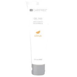 CariFree Gel 1100, Citrus Flavored, Anti-Cavity Fluoride Toothpaste with Nano Hydroxyapatite for pH Neutralization, Cavity Prevention & Enamel Protection, Dentist Recommended, Made in The U.S.A.