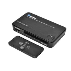 OREI 4 in 1 Out 4K HDMI Switch, 4K@60Hz 4:4:4 ARC Auto Switch EDID HDMI 2.0, 18Gbps, HDCP 2.2, Dolby Passthrough CEC, HDR10, Dolby Vision