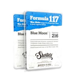 Shortie's Candle Company Blue Moon Wax Melts Multi Pack - Formula 117-2 Highly Scented 3 Oz. Bars (6 Oz. Total) - Made with Natural Oils - Fresh & Clean Air Freshener Cubes Collection