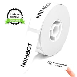 NIIMBOT Direct Thermal Label D11 Label Maker Tape in White for Inkjet Printer