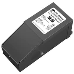 HitLights Dimmable LED Driver Transformer 12V 40W, Magnetic Power Supply 120VAC to 12VDC, Compatible with Lutron and Leviton dimmers, for LED Strip Light, Kitchen, Cabinet, Class 2, ETL Listed