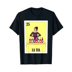 Funny Mexican Designs for Family Funny Mexican Design for Aunt - La Tia T-Shirt