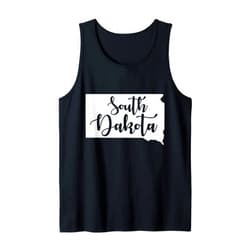 South Dakota SD 1889 Weißwedelhirsch South Dakotan South Dakota SD 1889 White Fridge Deer South Dakotan Tank Top