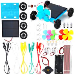 Sntieecr Electric Circuit Motor Kit with Solar Panel, Solar Motor Kit for Kids Science Experiment Educational Montessori Learning Kits, DIY STEM Science Project for Boys and Girls
