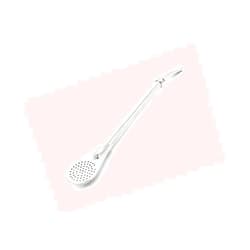 Matear Traditional South american bombilla | Stainless Steel | Ergonomic design for Yerba Mate drinking & Loose leaf Tea | Economic Line | “SPOON Style” Filter Straw 7½ in, 19 cm long (Spoon Style)…