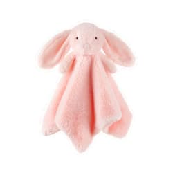 Apricot Lamb Stuffed Animals Blush Bunny Rabbit Security Blanket Infant Nursery Character Blanket Luxury Snuggler Plush Baby Lovey(Blush Bunny, 13 Inches)