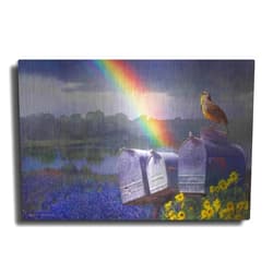 Luxe Metal Art 'Mailboxes' by Chris Vest, Metal Wall Art, 16