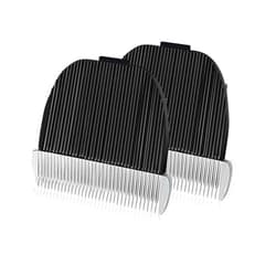 DODAER 2 Pack Replacement Blade Compatible with oneisall Low Noise Dog Clippers, Made of Ceramic Blade & Stainless Steel Blade