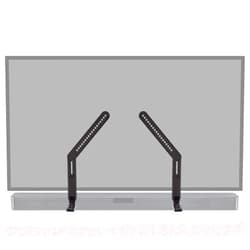 ECHOGEAR Sound Bar Mounting Bracket for Under TV - Adjustable Height & Depth for Max Compatibility Between TV & Soundbar - Dolby Atmos Compatible & Works with LG, Vizio, Bose & More