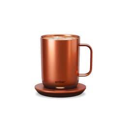 Ember Temperature Control Smart Mug 2, 10 Oz, App-Controlled Heated Coffee Mug with 80 Min Battery Life and Improved Design, Copper