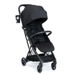 Delta Children Icon Ultra Compact Travel Stroller - Greenguard Gold Certified, Black