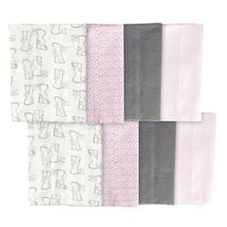 Gerber Unisex-Baby 8-Pack Cotton Flannel Burp Cloths