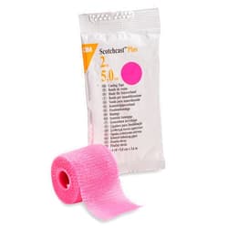 Scotchcast Plus Cast Tape 2 Inch X 12 Foot Fiberglass Bright Pink, 82002X - ONE ROLL