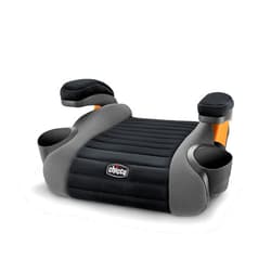Chicco GoFit Backless Booster Car Seat, Travel, Portable Car Booster Seat for children 40-110 lbs. | Shark/Black/Grey
