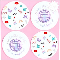 xo, Fetti Era's Party Paper Plates | 24pcs. 9