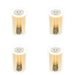 DSLRKIT 3AA(LR6) to D Size Parallel Battery Convertor Adapter Holder (Pack of 4)