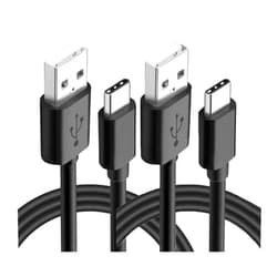 PowerHOOD 2Pack 3FT USB-A to Type-C Cable Compatible with Sony SRS-NS7 SRS-NB10 Wireless Neckband Bluetooth Speaker WLA-NS7 Wireless TV Adapter Replacement USB A to Type C Charger Cord