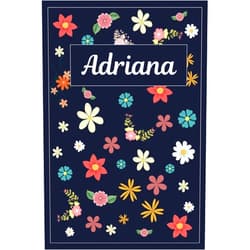 By MyNameBooks (Author) Adriana: Lined Writing Notebook with Personalized Name | 120 Pages | 6x9 | Flowers