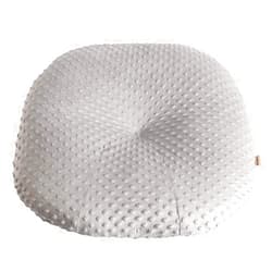 OWLOWLA Newborn Lounger Cover,Minky Removable Slipcover Fits Newborn Lounger for Baby Boy Girl(Silver Gray)