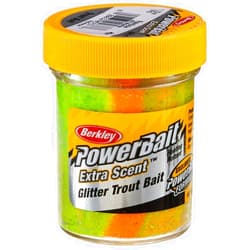 Berkley PowerBait Glitter Trout Bait, Silver Vein, Fishing Dough Bait, Scent Dispersion Technology, Irresistible Scent and Flavor, Moldable and Easy to Use