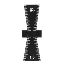 Garosa Wide Application Dovetail Ruler, Simple to Use Aluminum Alloy Dovetail Gauge Woodworking Tool Dovetail Wood Marking Connection Ruler with Scale,for Carpentry Supplies Carpentry
