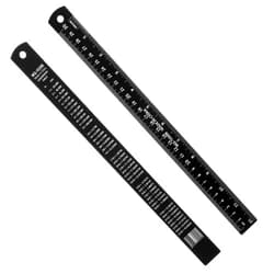 Abeillo 12 Inch/30cm Metal Ruler Kit, Stainless Steel Straight Ruler with Centimeters, Millimeters, Inches and Conversion Table Precision Measuring Tool for School Office