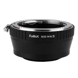 Fotodiox Nikon Nikkor F Mount D/SLR Lens to Micro Four Thirds (MFT) Mount Mirrorless Camera Body Adapter