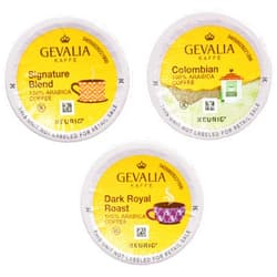 Gevalia Coffee K-Cup Pods Variety Pack, Signature Blend, Columbian and Dark Royal Roast, 36 Count