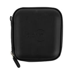 Linsoul ZiiGaat Square Earbud Case, Portable Wired Earphone Carrying Case, Waterproof Leather Storage Bag for KZ ZS10 PRO, SIMGOT EM6L, 7Hz Zero:2,TANGZU Wan’er S.G and Zonie (Black)