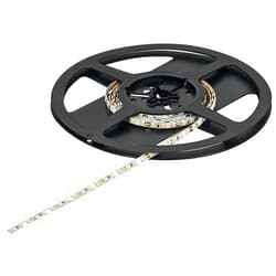 Hafele LED Strip Light Loox5 LED 2060, Ribbon, Flexible, Dimmable, 12 V,with 120 LEDs/m, 3/16” Wide, 16.4 ft Long, Cool White 4000 K