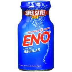 ENO Fruit Salt Sparkling Antacid Original 100g (Regular, 3 Pack)